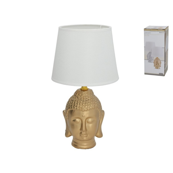 Keraamiline laualamp buda, 18.00 × 18.00 × 30.50 cm, decorlife