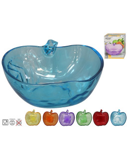 Klaasist õunakujuline kauss 12,5 x 13 x 4,7 cm, 6 disaini, kitchen&go