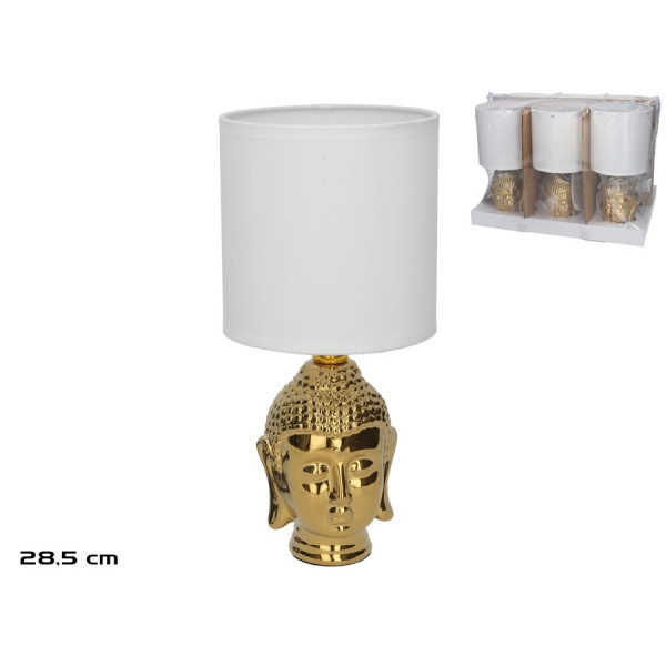 Keraamiline laualamp buddha, 13.00 × 13.00 × 28.50 cm, decorlife