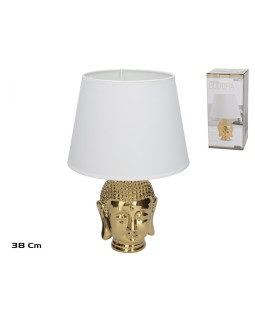 Keraamiline laualamp buddha, 25.00 × 25.00 × 38.00 cm, decorlife
