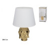 Keraamiline laualamp buddha, 25.00 × 25.00 × 38.00 cm, decorlife
