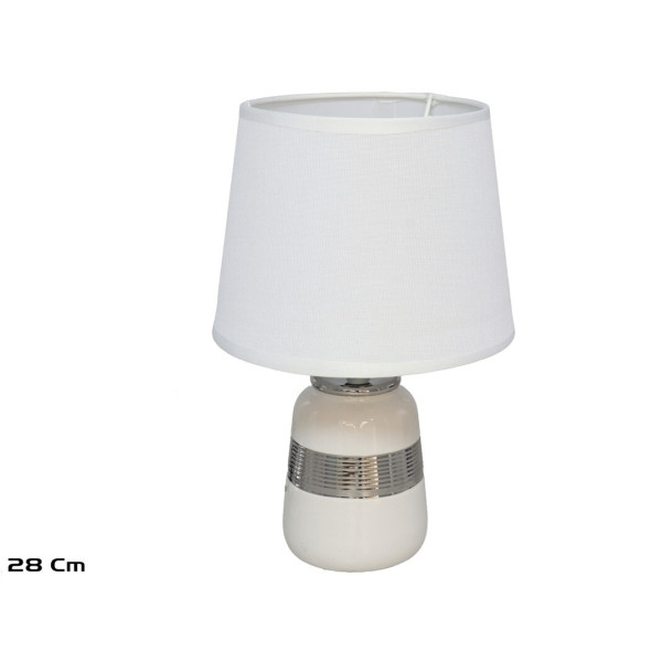 Keraamiline laualamp smooth, 18.00 × 18.00 × 28.00 cm, decorlife