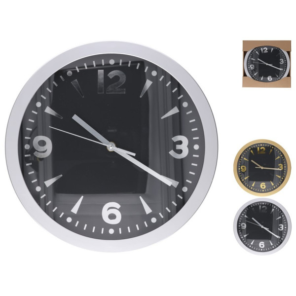 Seinakell, 2 värvi, kuld/hõbe, 30 x 30 x 4,3 cm, decorlife