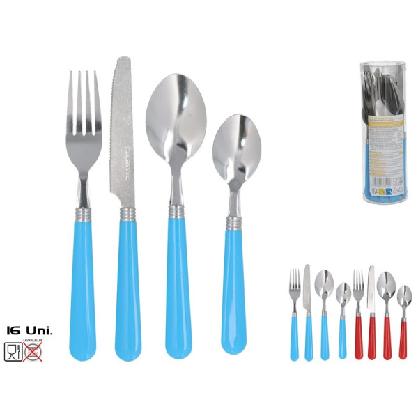 16-osaline köögitarvete komplekt, 2 disaini, 21,6 x 27 x 1 cm, kitchen&go