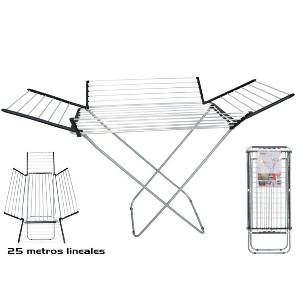 Alumiiniumist pesukuivatusrest 25 m, 175 x 55 x 110 cm, gerimport Alumiiniumist pesukuivatusrest 25 m, 175 x 55 x 110 cm, gerimport