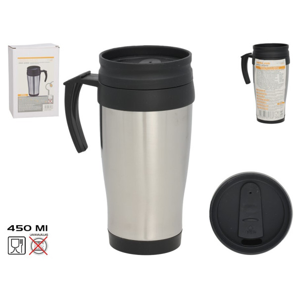 Terasest termokruus 450 ml, 16,5 x 11,5 x 8 cm, kitchen&go