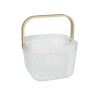 Mitmeotstarbeline sangaga korv, valge, 21.00 × 21.00 × 18.00 cm