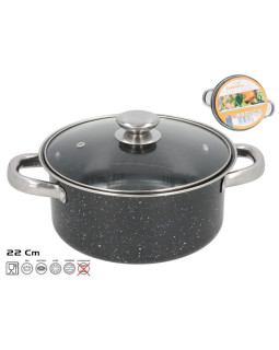 Mittenakkuv pajaroog 22 cm, 13,5 x 29 x 22 cm, kitchen&go