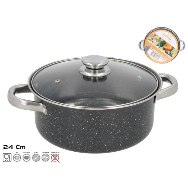 Mittenakkuv pajaroog 24 cm, 14 x 31,5 x 24 cm, kitchen&go