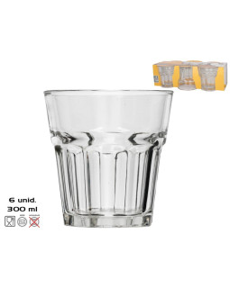 6 tk casablanca klaasid 300 ml, 9,5 x 9 x 9 cm, kitchen&go 6 tk casablanca klaasid 300 ml, 9,5 x 9 x 9 cm, kitchen&go