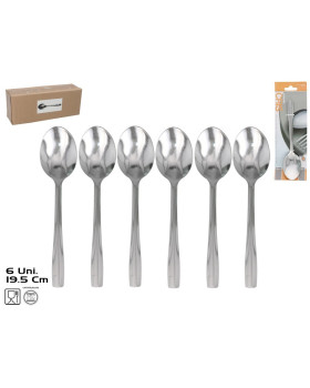 Lusikad (6 tk), 19,5 x 4,5 cm, kitchen&go