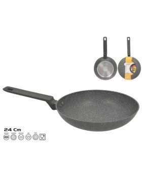 Pann 24 cm, graniidiefekt, 4,8 x 44,5 x 24 cm, kitchen&go Pann 24 cm, graniidiefekt, 4,8 x 44,5 x 24 cm, kitchen&go