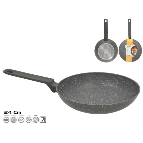 Pann 24 cm, graniidiefekt, 4,8 x 44,5 x 24 cm, kitchen&go