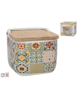 Soolatoos bambuskaanega, 12 x 12,5 x 11 cm, kitchen&go