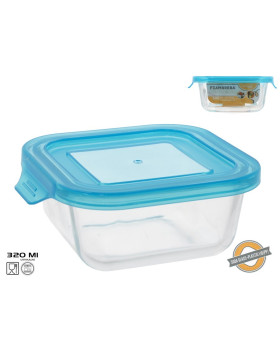 Kandiline klaasist lõunakarp 320 ml, 5 x 13,2 x 11,7 cm, kitchen&go Kandiline klaasist lõunakarp 320 ml, 5 x 13,2 x 11,7 cm, kitchen&go