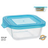 Kandiline klaasist lõunakarp 800 ml, 6 x 17,5 x 15,5 cm, kitchen&go