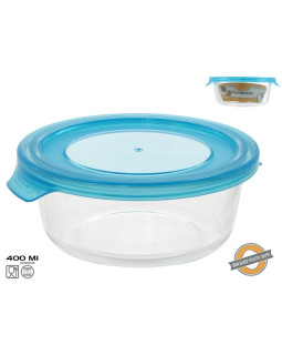 Ümmargune klaasist lõunakarp 400 ml, 5,5 x 14,7 x 13,5 cm, kitchen&go Ümmargune klaasist lõunakarp 400 ml, 5,5 x 14,7 x 13,5 cm, kitchen&go