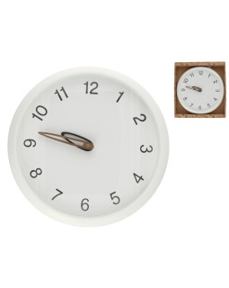 Valge disainseinakell, 30 x 30 x 4,5 cm, decorlife