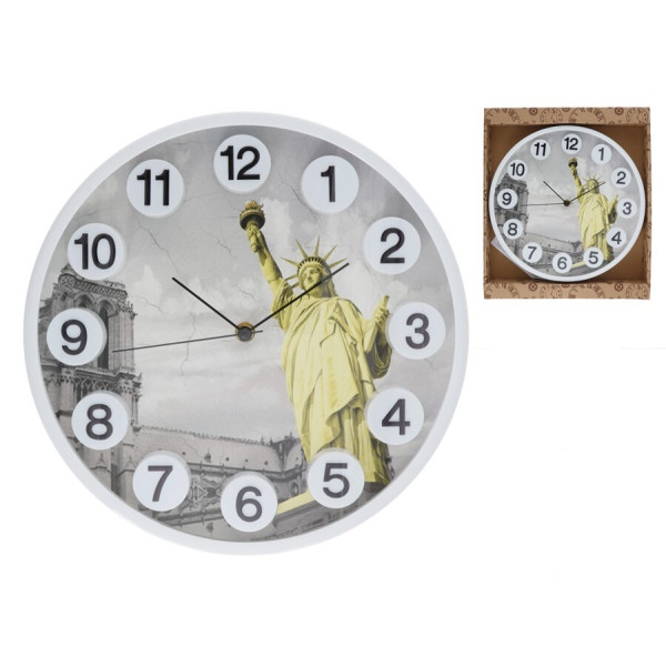 Seinakell 3d numbritega, 30 x 30 x 4,5 cm, decorlife