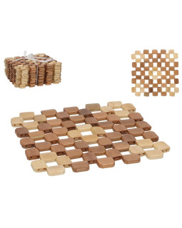 Bambusest lauaplaat/alus 20 x 20 cm, kitchen&go
