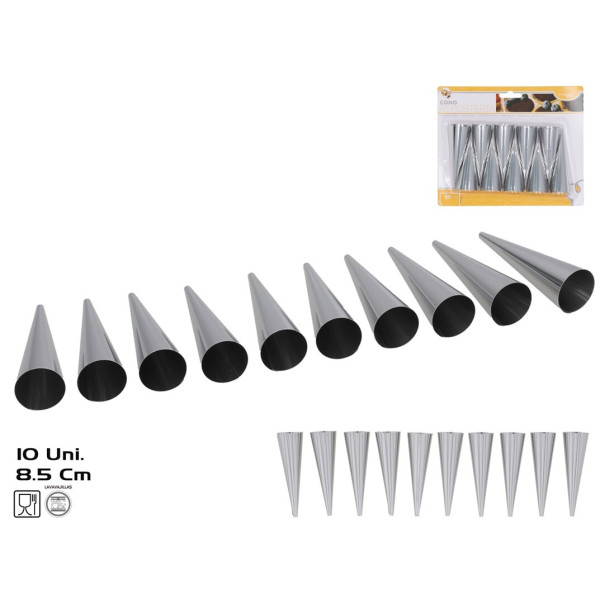 Kondiitritoru x10, 8,5 x 2,7 x 2,7 cm, kitchen&go Kondiitritoru x10, 8,5 x 2,7 x 2,7 cm, kitchen&go