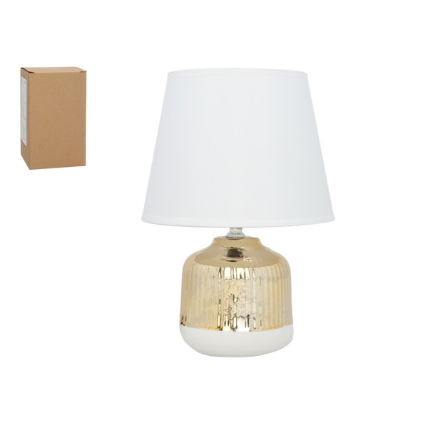 Lamp thebas, kuldne, 20.00 × 20.00 × 28.00 cm, decorlife Lamp thebas, kuldne, 20.00 × 20.00 × 28.00 cm, decorlife