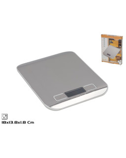 Digitaalne köögikaal 5 kg, 18 x 14 x 2 cm, kitchen&go