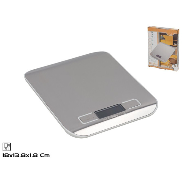 Digitaalne köögikaal 5 kg, 18 x 14 x 2 cm, kitchen&go