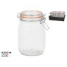 Õhukindel purk 1000 ml, 17 x 10,3 x 14,5 cm, kitchen&go