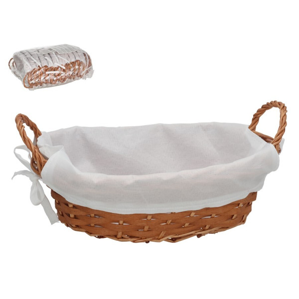 Korv sangadega, ovaalne, 26 x 20 x 8 cm, gerimport Korv sangadega, ovaalne, 26 x 20 x 8 cm, gerimport