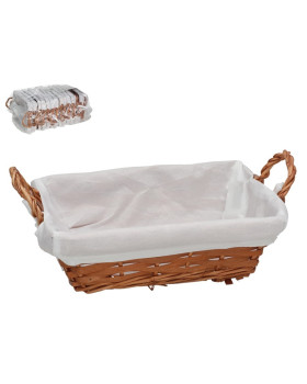 Korv sangadega, ristkülikukujuline, 26 x 20 x 12,5 cm, gerimport Korv sangadega, ristkülikukujuline, 26 x 20 x 12,5 cm, gerimport