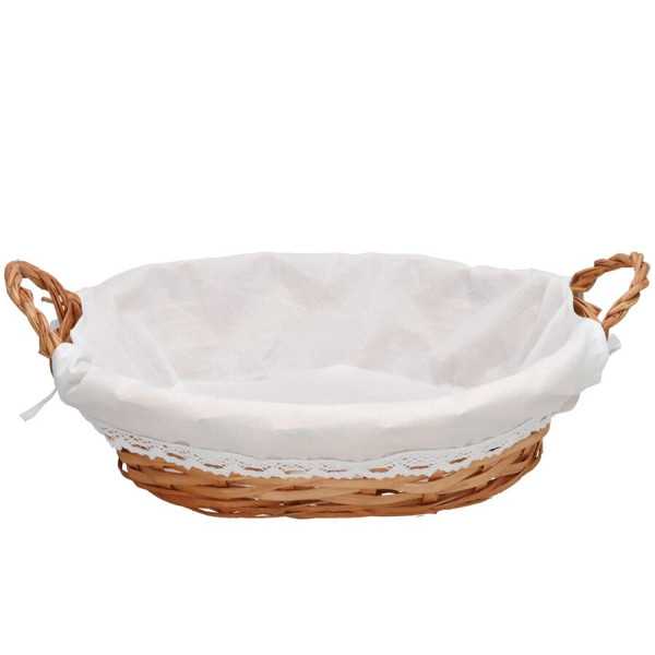 Korv sangadega, ovaalne, 40 x 29 x 14 cm, gerimport Korv sangadega, ovaalne, 40 x 29 x 14 cm, gerimport