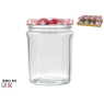 Klaaspurk siena 380 ml, 8,5x8,5x11,5 cm, kitchen&go