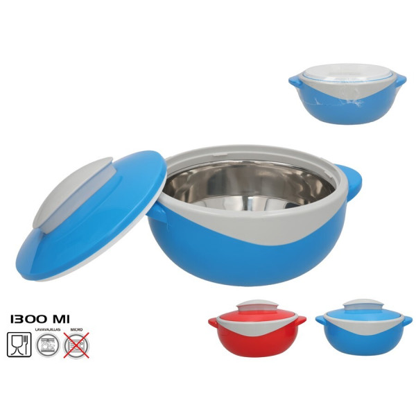 Termopott 1300 ml, 12 x 22,5 x 18,5 cm, gerimport