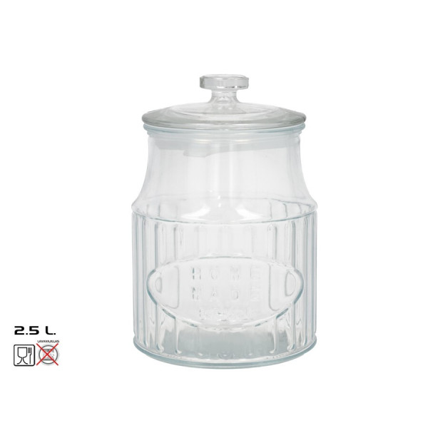 Vintage klaaspurk, 2.5 l, 15.50 x 15.50 x 23.00, kitchen&go Vintage klaaspurk, 2.5 l, 15.50 x 15.50 x 23.00, kitchen&go
