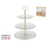 Kolmekorruseline tordialus, 36 x 25 x 25 cm, kitchen&go