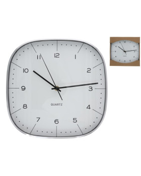 Seinakell, hõbedane, 29 x 29 x 4,3 cm, decorlife