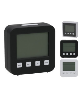 Lcd äratuskell 8,8 x 8,9 cm, 2 varianti, decorlife