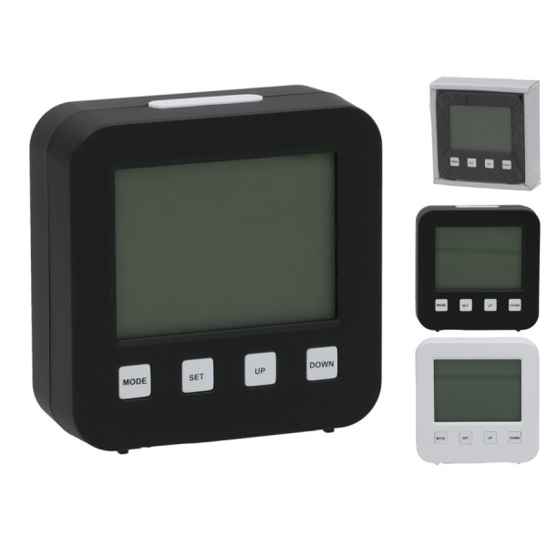 Lcd äratuskell 8,8 x 8,9 cm, 2 varianti, decorlife