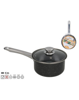 Pott kaanega 18 cm, 18x33,5x13 cm, kitchen&go