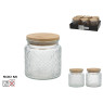 Klaaspurk bambuskaanega, 500 ml, 10.00 x 10.00 x 11.00, kitchen&go