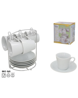 6 tassi ja alustassi komplekt, 15,5 x 15,5 x 12 cm, kitchen&go 6 tassi ja alustassi komplekt, 15,5 x 15,5 x 12 cm, kitchen&go