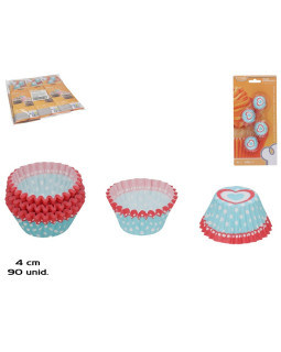 Muffinivormid (90 tk), 2 x 4 x 4 cm, kitchen&go