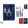 25-osaline söögiriistade komplekt, 2 varianti, 3,5 x 29 x 20 cm, kitchen&go