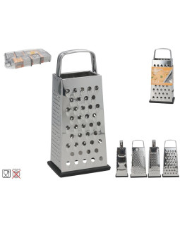 Multifunktsionaalne riiv, teras, 24,5 x 11 x 8,5 cm, kitchen&go