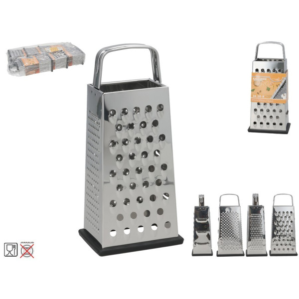 Multifunktsionaalne riiv, teras, 24,5 x 11 x 8,5 cm, kitchen&go