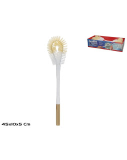 Puhastushari bambuskäepidemega, 45 x 10 x 5 cm, gerimport