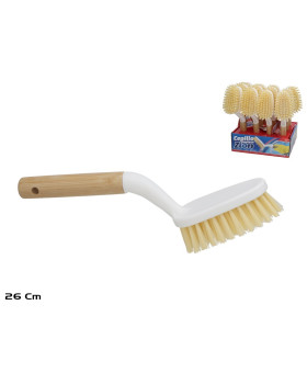 Puhastushari bambuskäepidemega, 26 x 6 x 7 cm, gerimport Puhastushari bambuskäepidemega, 26 x 6 x 7 cm, gerimport