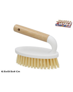 Riidehari bambuskäepidemega, 13,5 x 6,5 x 9,5 cm, gerimport