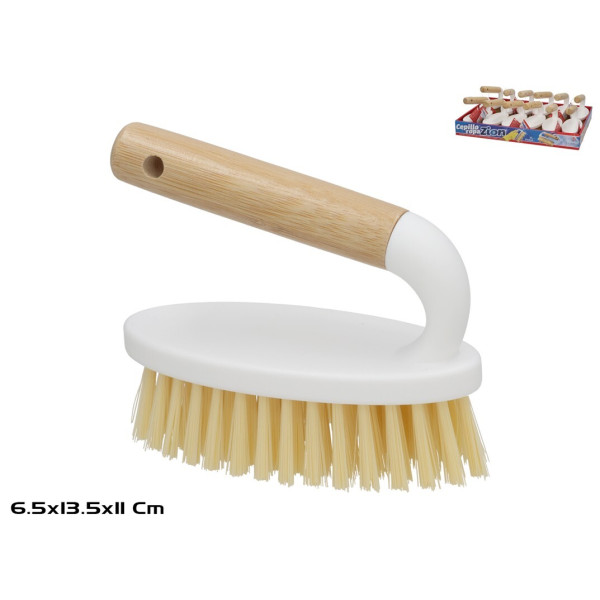 Riidehari bambuskäepidemega, 13,5 x 6,5 x 9,5 cm, gerimport